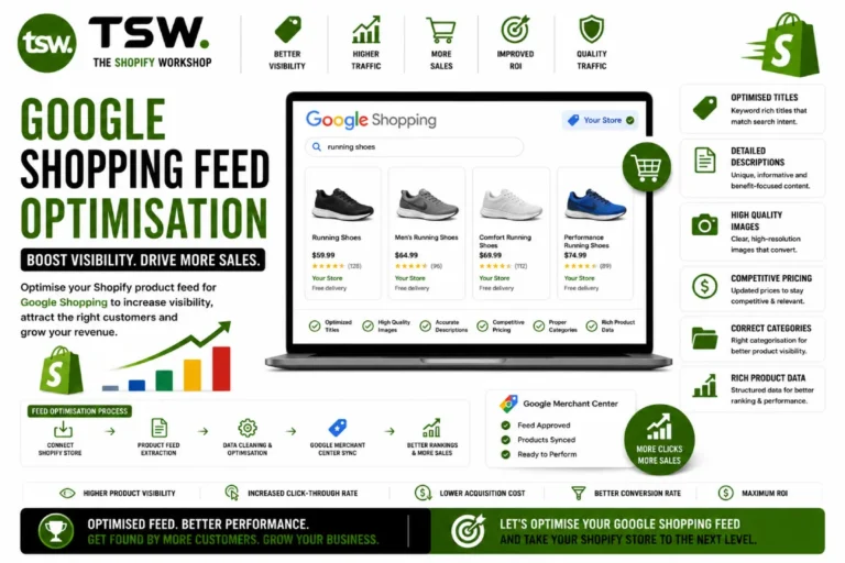 Google Shopping Feed Optimisation for Shopify