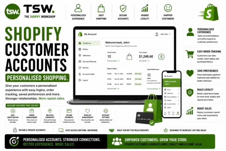 Shopify Customer Accounts: Building a Personalised Shopping Experience