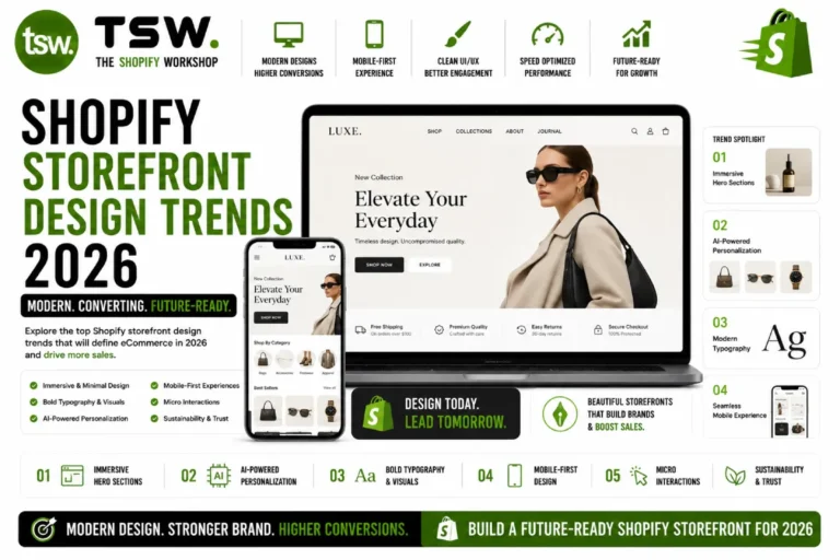 Shopify Storefront Design Trends for 2026