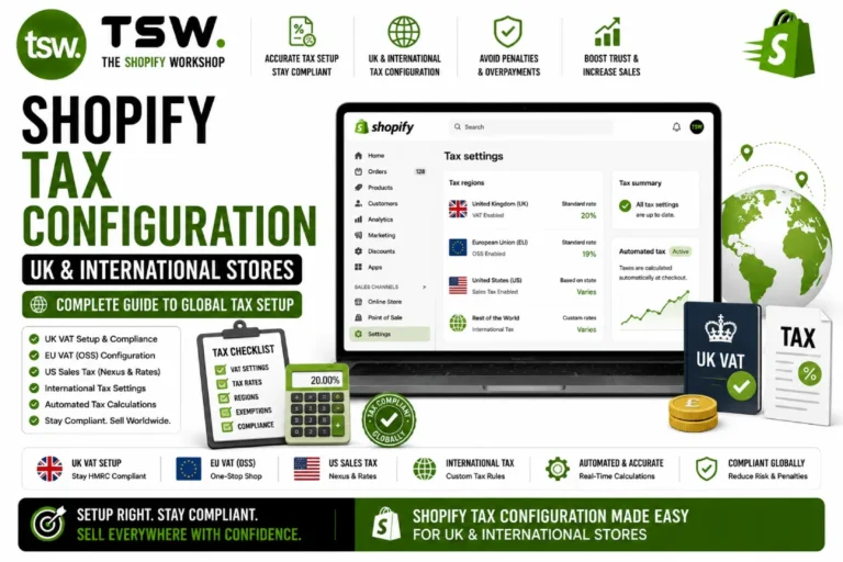 Shopify Tax Configuration: A Complete Guide for UK and International Stores