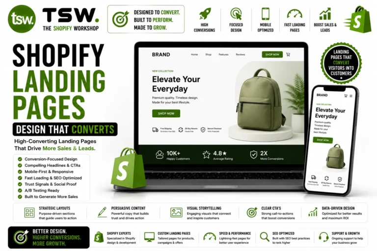 Shopify Landing Pages: Design High-Converting Campaign Pages