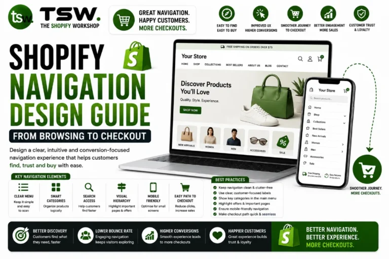Shopify Navigation Design: Guide Customers to Checkout Faster