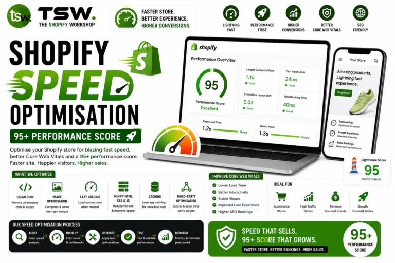 Shopify Speed Optimisation: How to Achieve a 95+ Performance Score