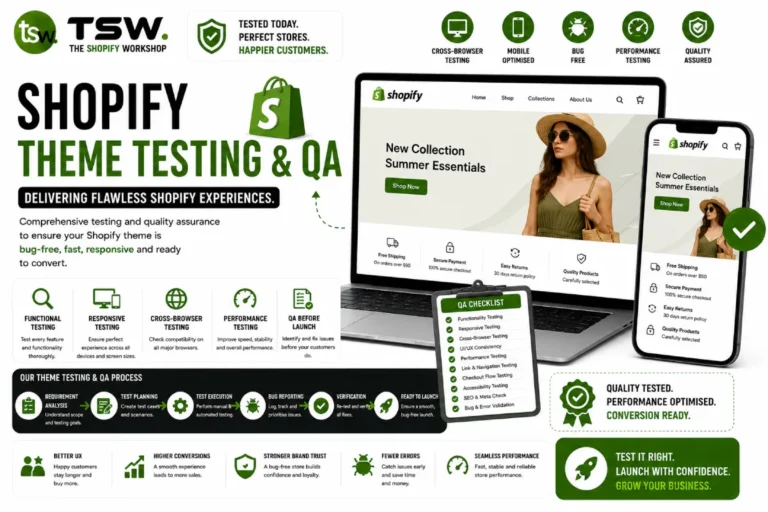 Shopify Theme Testing & QA: Ensure Flawless Store Experiences