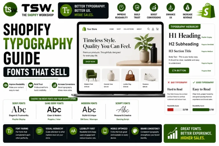 Shopify Typography Guide: Choosing Fonts That Sell