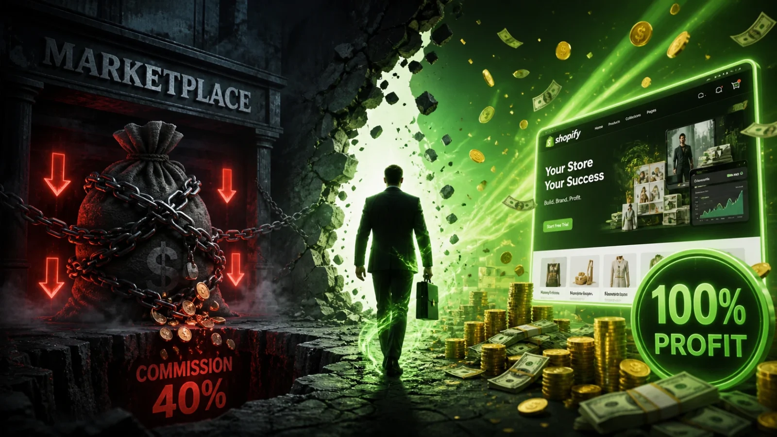 How to Migrate from Amazon, eBay & Any Marketplace to Shopify in 2026 — Stop Paying Commission & Keep 100% Profit