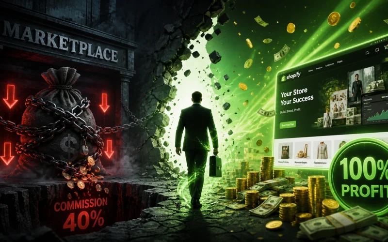 How to Migrate from Amazon, eBay & Any Marketplace to Shopify in 2026 — Stop Paying Commission & Keep 100% Profit