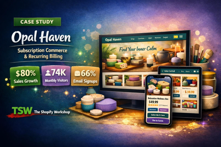 Opal Haven — Health & Wellness Store Subscription Commerce