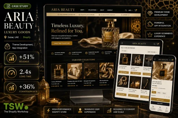 Aria Beauty — Luxury Goods Store B2B Wholesale Portal