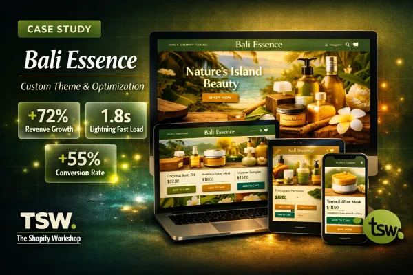 Bali Essence — Natural Skincare Store Transformation