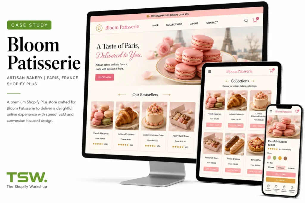 Bloom Patisserie — Artisan Bakery Store Transformation