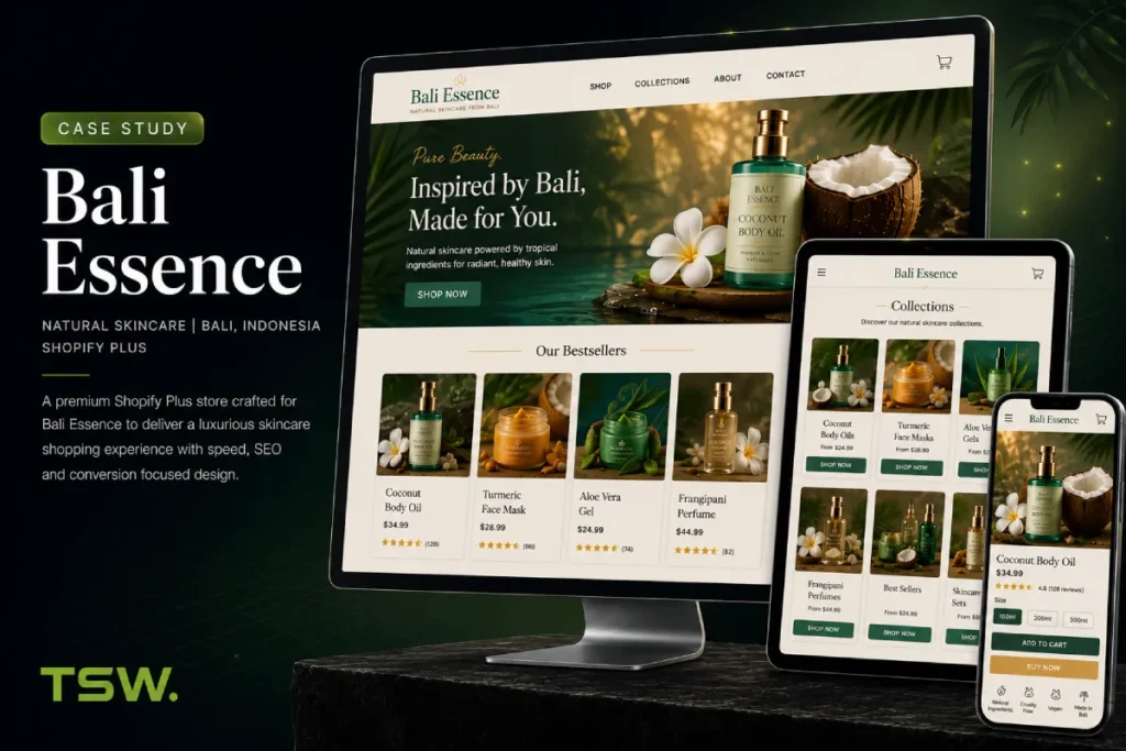 Bali Essence — Natural Skincare Store Transformation