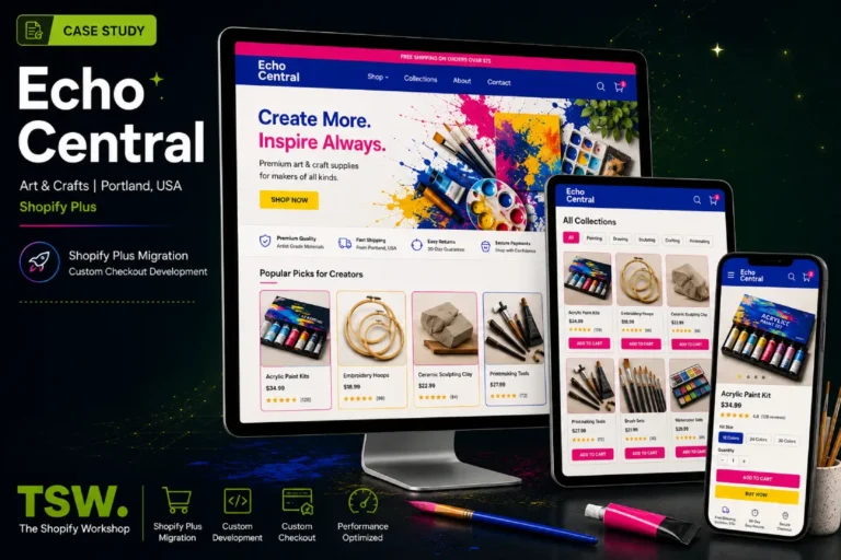 Echo Central — Art & Crafts Store Custom Shopify App