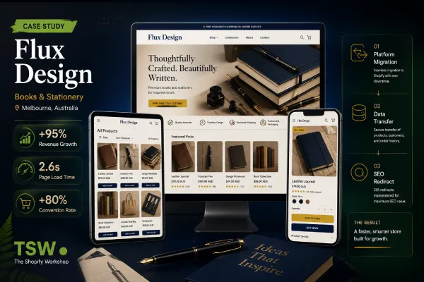 Flux Design — Books & Stationery Store Platform&hellip;