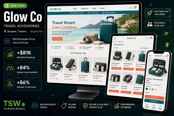 Glow Co — Travel Accessories Store UX Audit