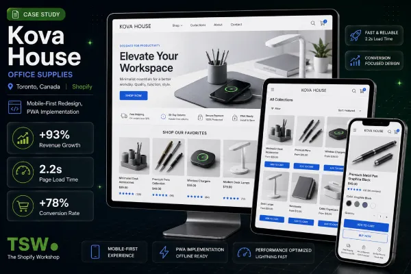 Kova House — Office Supplies Store Brand Identity