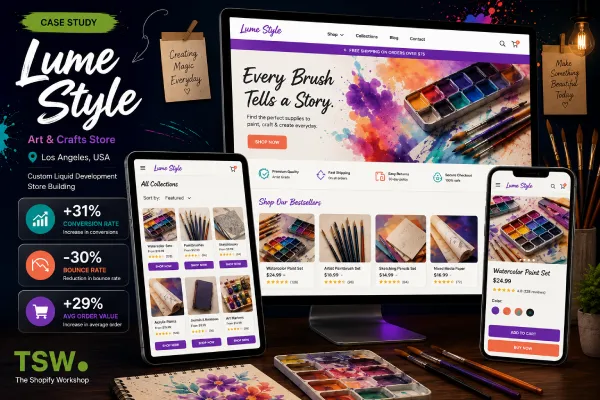 Lume Style — Art & Crafts Store Shopify Plus Migration