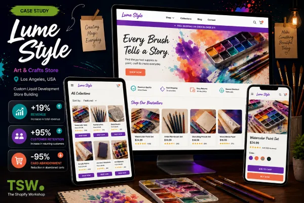 Lume Style — Art & Crafts Store Custom Shopify App
