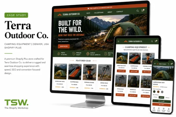 Terra Outdoor Co. — Camping Equipment Store Transformation