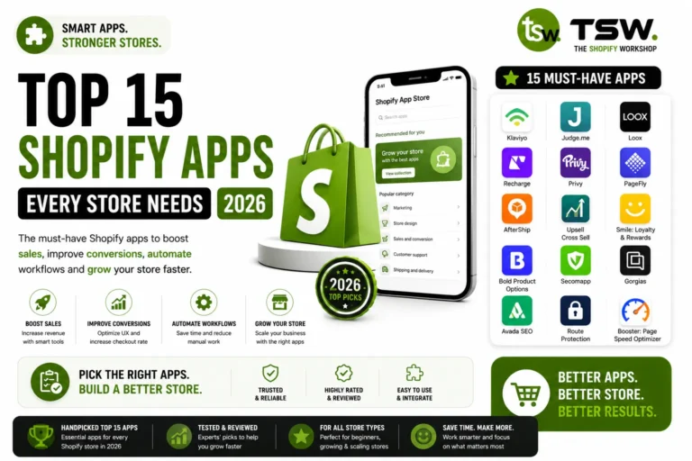 Top 15 Shopify Apps Every Store Needs in 2026