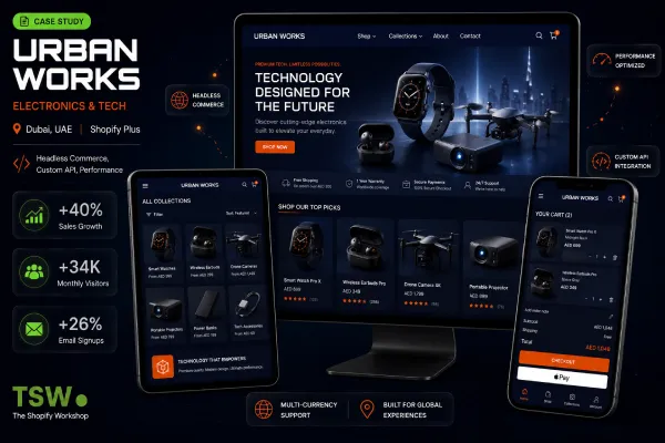 Urban Works — Electronics & Tech Store Headless Commerce