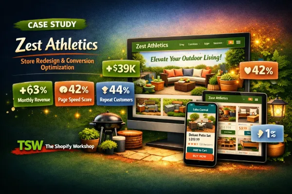 Zest Athletics — Garden & Outdoor Store Store Redesign